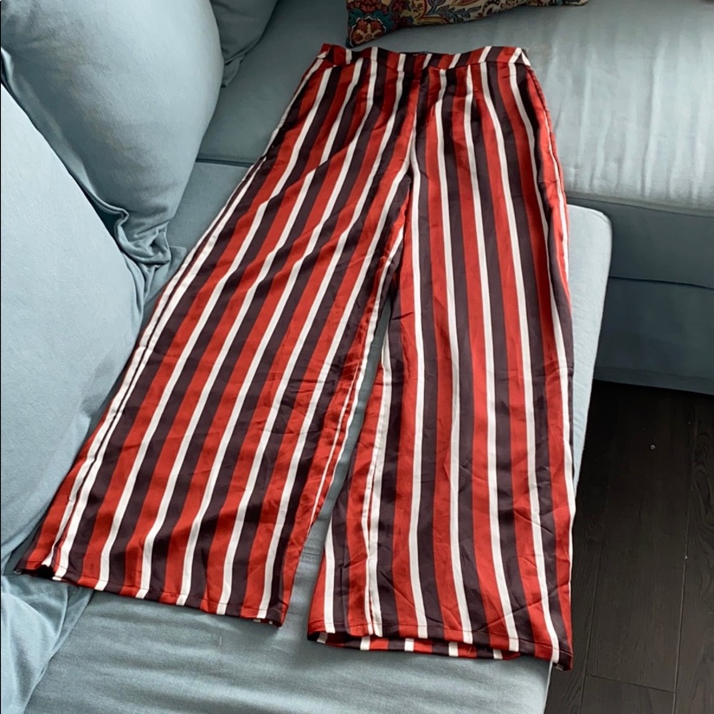 Wide leg Nasty Gal multiple colored pants
